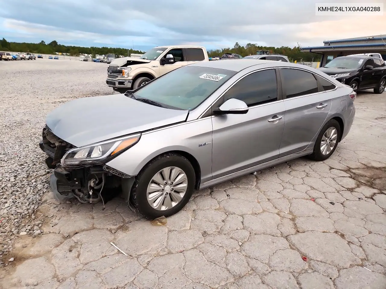 HYUNDAI SONATA 2016, VIN KMHE24L1XGA040288