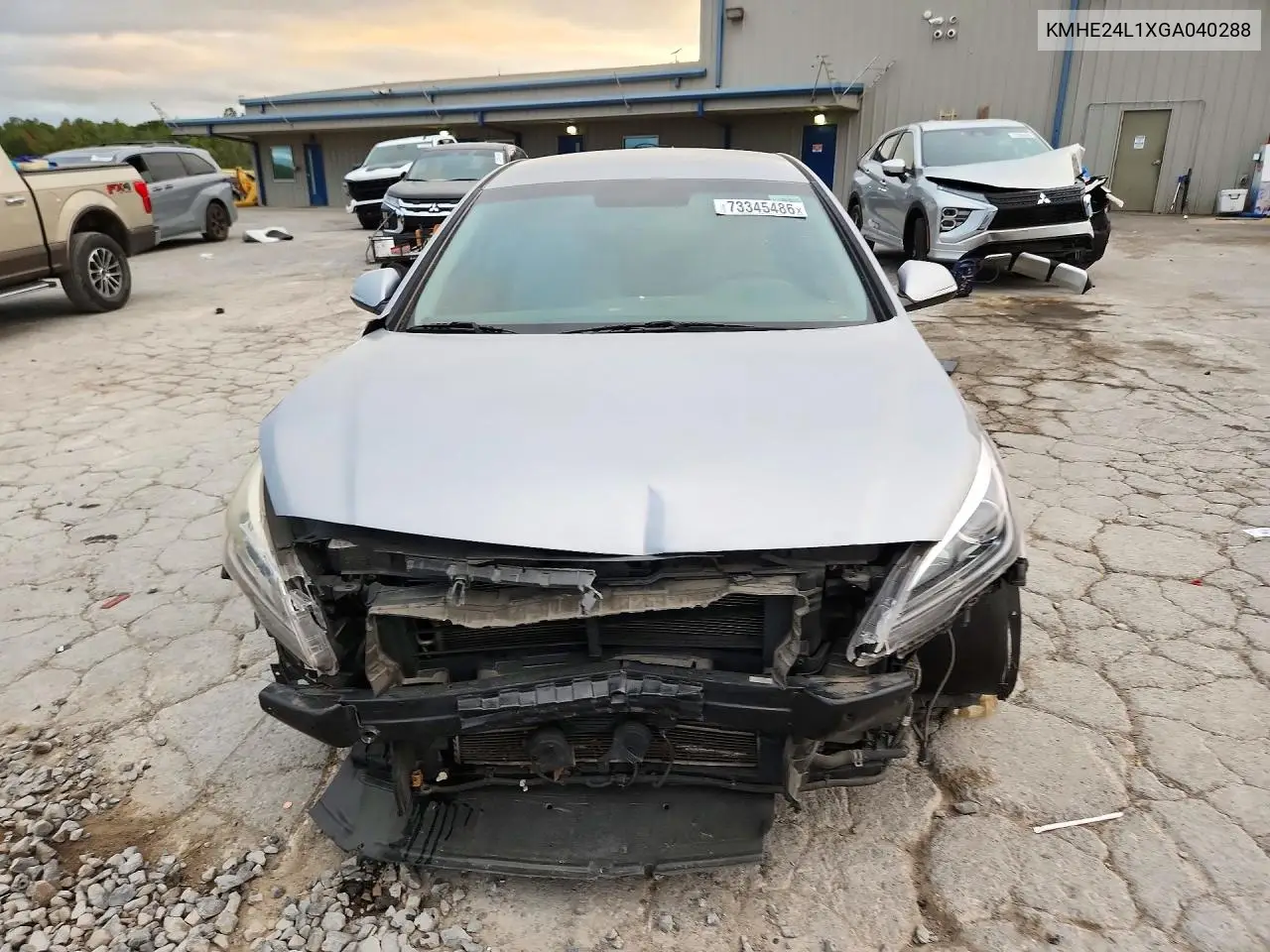 2016 HYUNDAI SONATA VIN KMHE24L1XGA040288 — фото 5