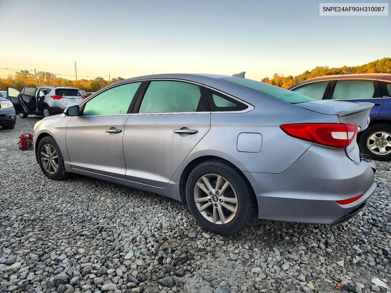 2016 HYUNDAI SONATA VIN 5NPE24AF9GH310087 — фото 2