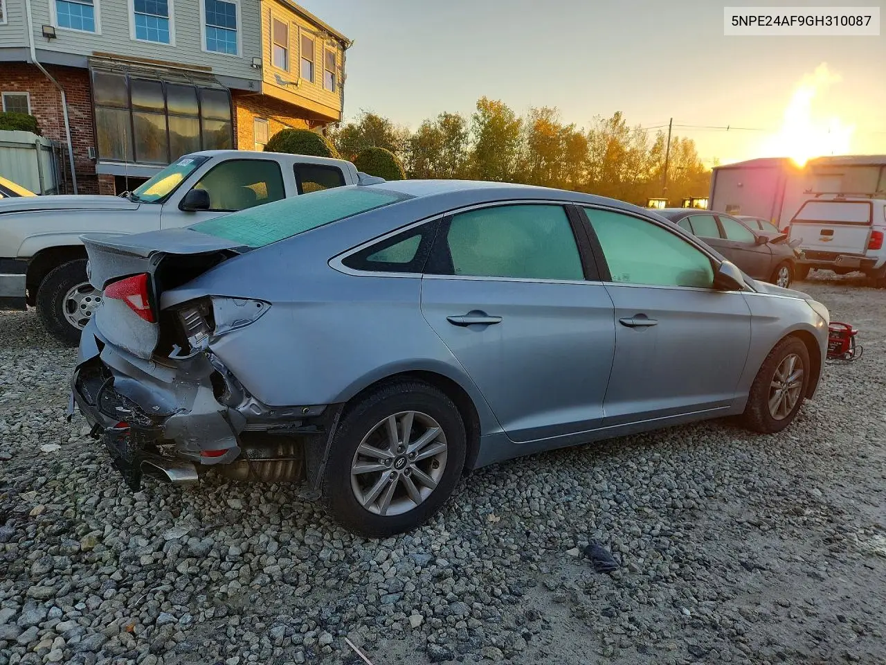 2016 HYUNDAI SONATA VIN 5NPE24AF9GH310087 — фото 3