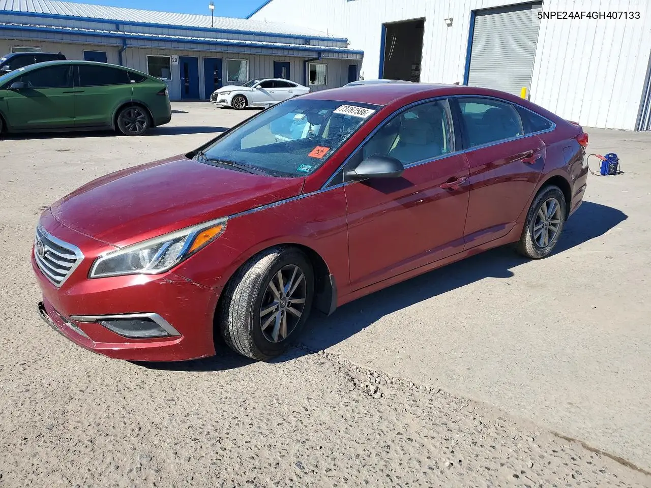 HYUNDAI SONATA 2016, VIN 5NPE24AF4GH407133