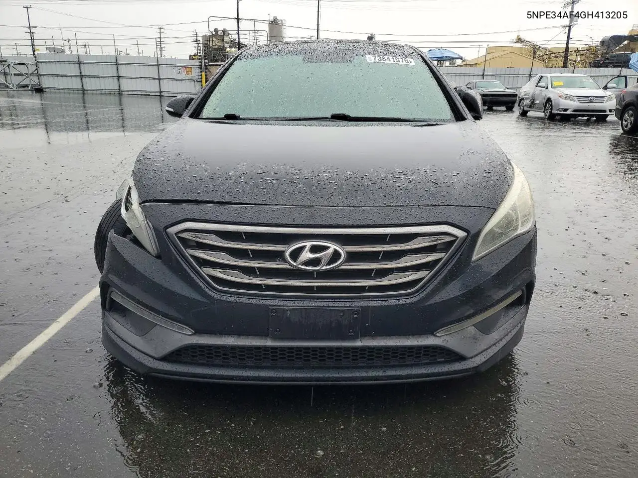 2016 HYUNDAI SONATA VIN 5NPE34AF4GH413205 — фото 5