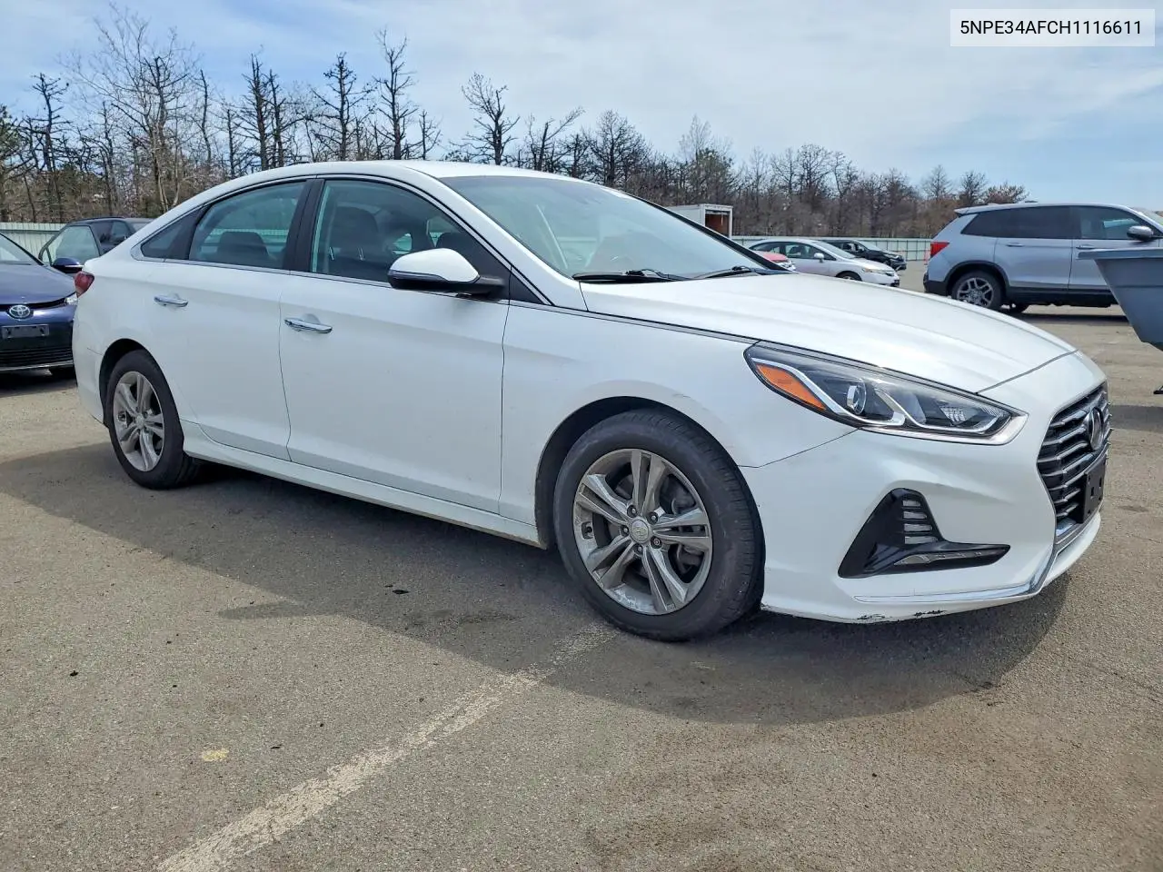 2017 HYUNDAI SONATA VIN 5NPE34AF0JH661197 — фото 4