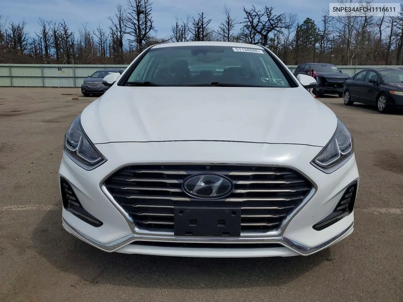 2017 HYUNDAI SONATA VIN 5NPE34AF0JH661197 — фото 5
