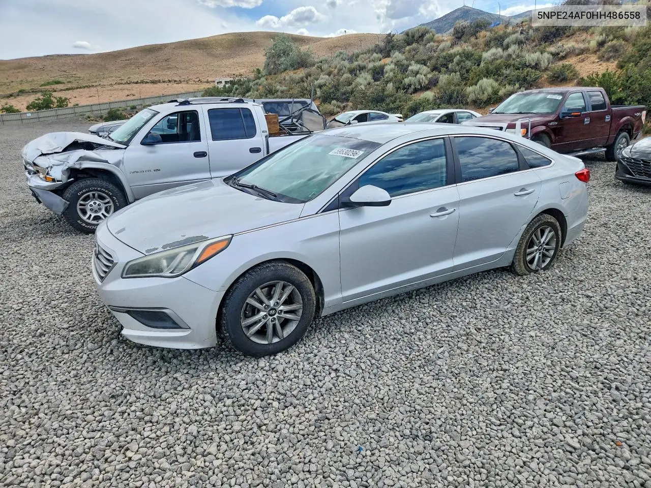 HYUNDAI SONATA 2017, VIN 5NPE24AF0HH486558