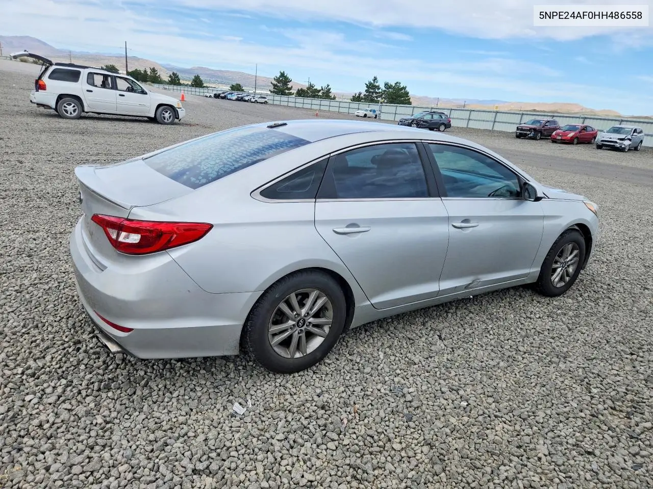 2017 HYUNDAI SONATA VIN 5NPE24AF0HH486558 — фото 3