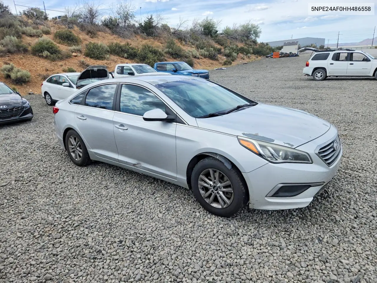 2017 HYUNDAI SONATA VIN 5NPE24AF0HH486558 — фото 4