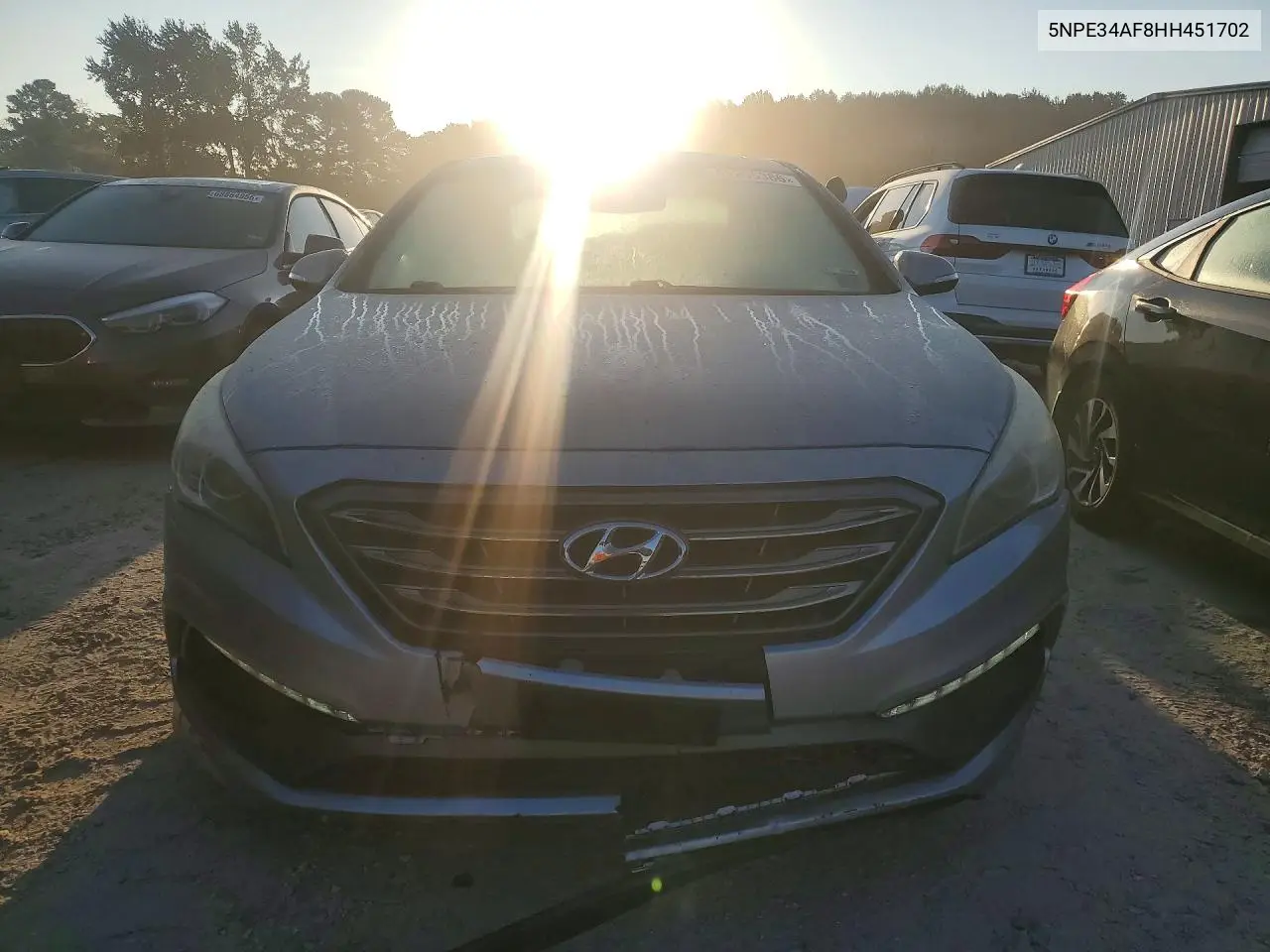 2017 HYUNDAI SONATA VIN 5NPE34AF8HH451702 — фото 5