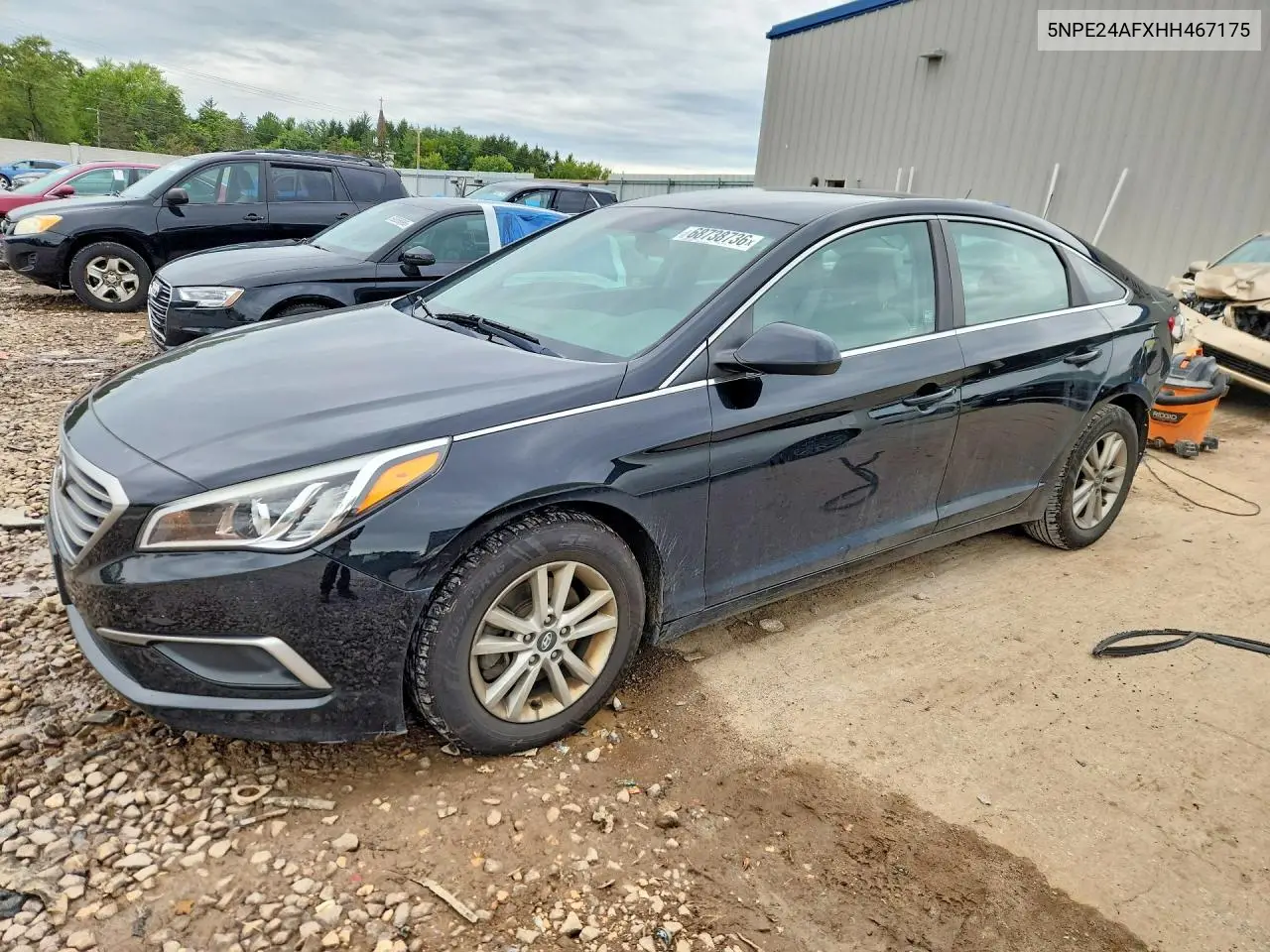 HYUNDAI SONATA 2017, VIN 5NPE24AFXHH467175
