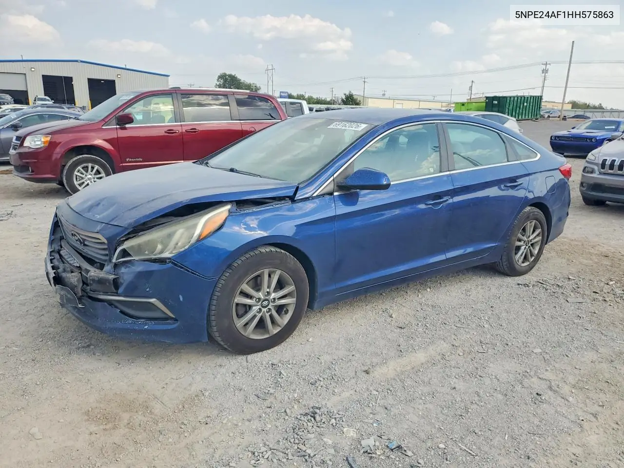 HYUNDAI SONATA 2017, VIN 5NPE24AF1HH575863