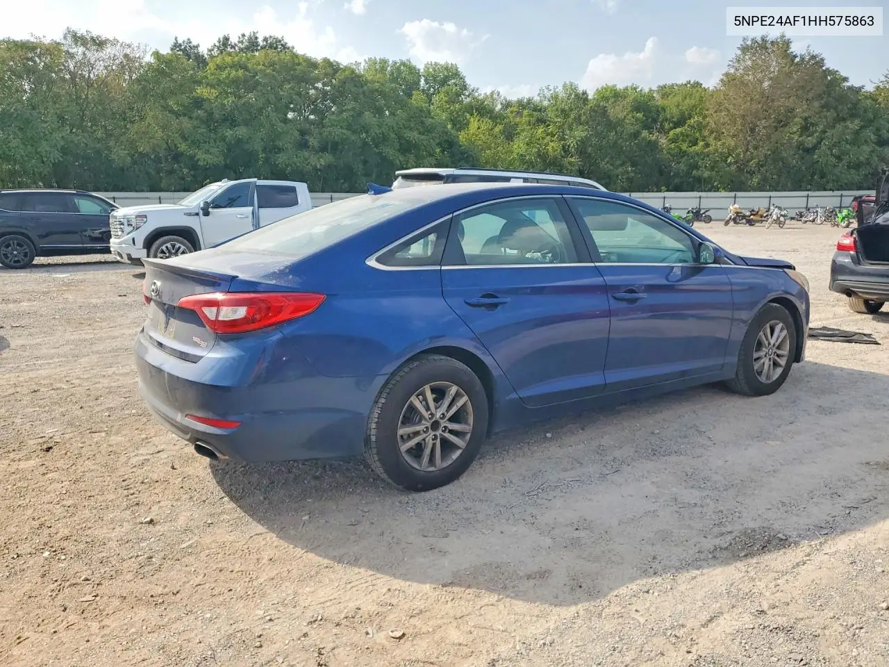2017 HYUNDAI SONATA VIN 5NPE24AF1HH575863 — фото 3