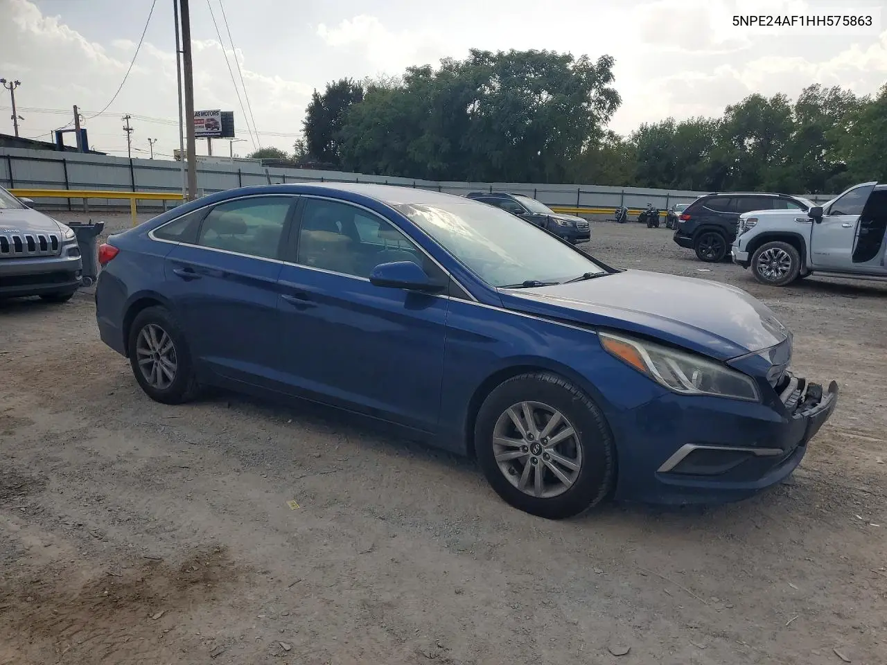 2017 HYUNDAI SONATA VIN 5NPE24AF1HH575863 — фото 4