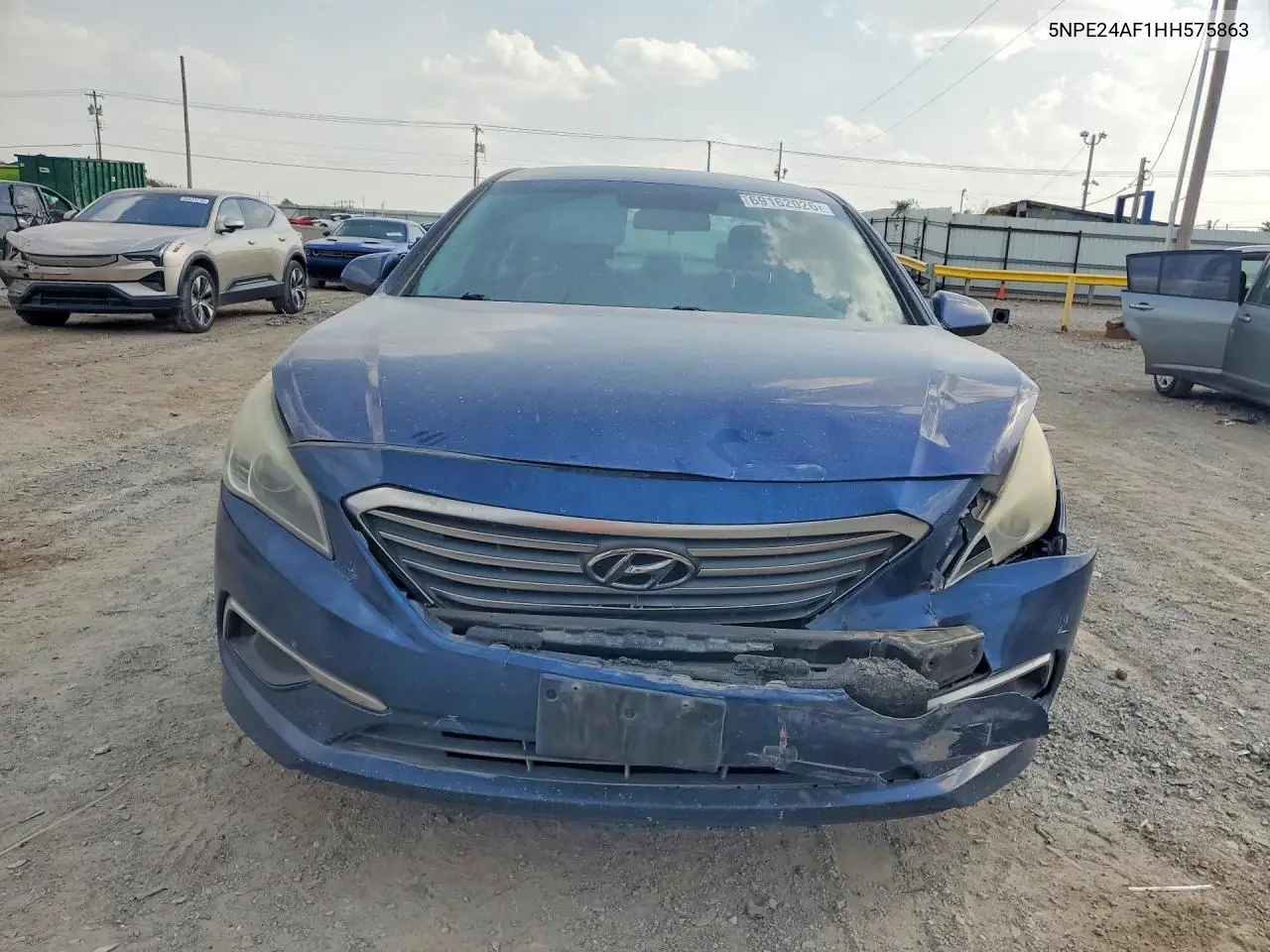 2017 HYUNDAI SONATA VIN 5NPE24AF1HH575863 — фото 5