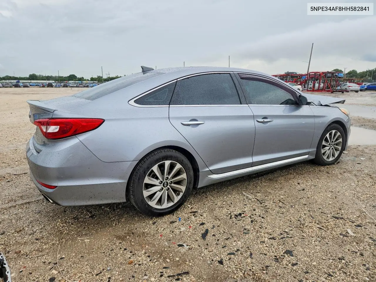 2017 HYUNDAI SONATA VIN 5NPE34AF8HH582841 — фото 3