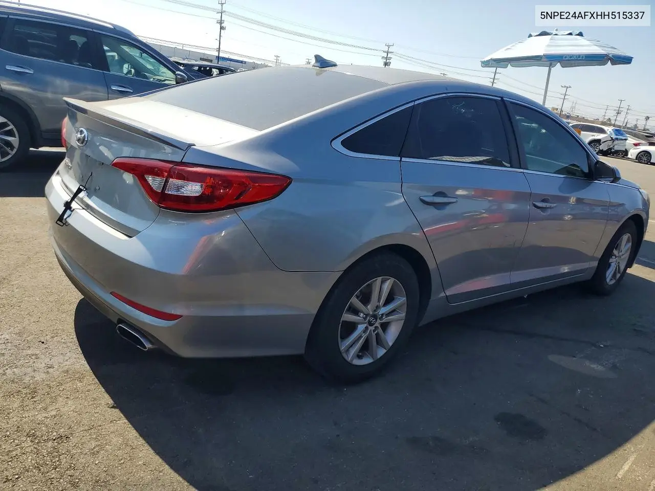 2017 HYUNDAI SONATA VIN 5NPE24AFXHH515337 — фото 3