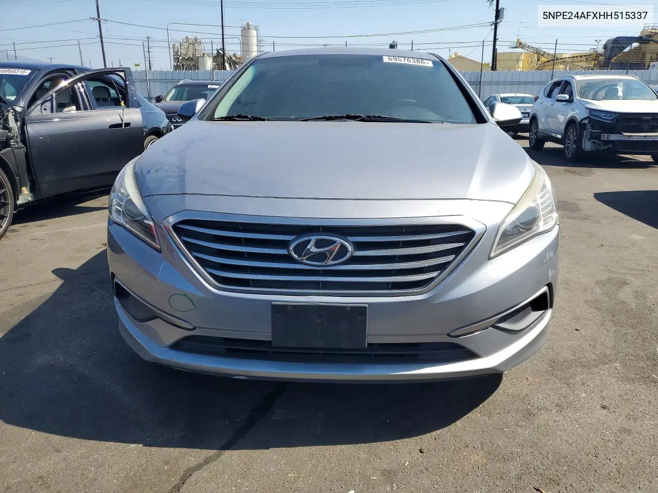 2017 HYUNDAI SONATA VIN 5NPE24AFXHH515337 — фото 5