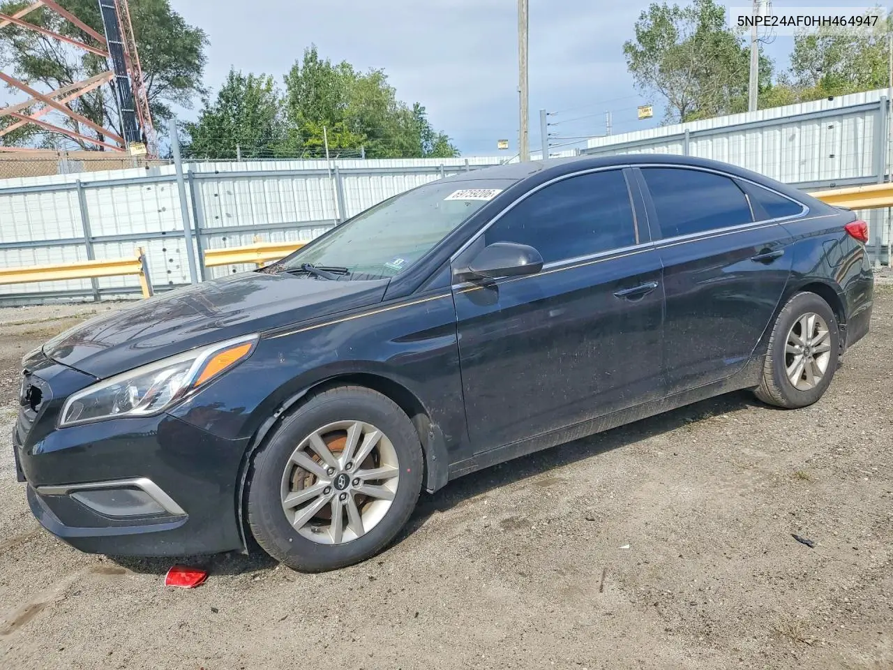 HYUNDAI SONATA 2017, VIN 5NPE24AF0HH464947
