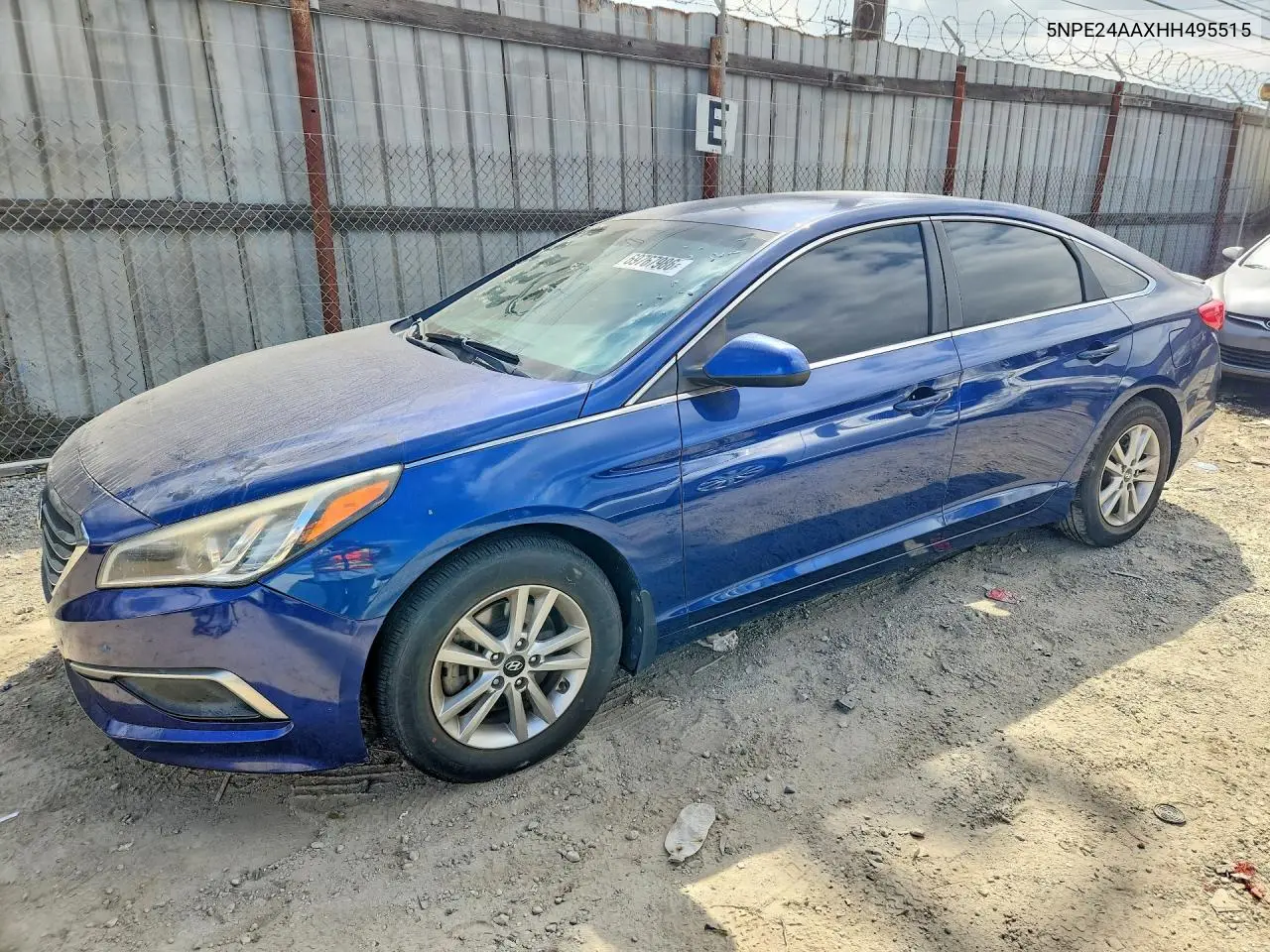 HYUNDAI SONATA 2017, VIN 5NPE24AAXHH495515