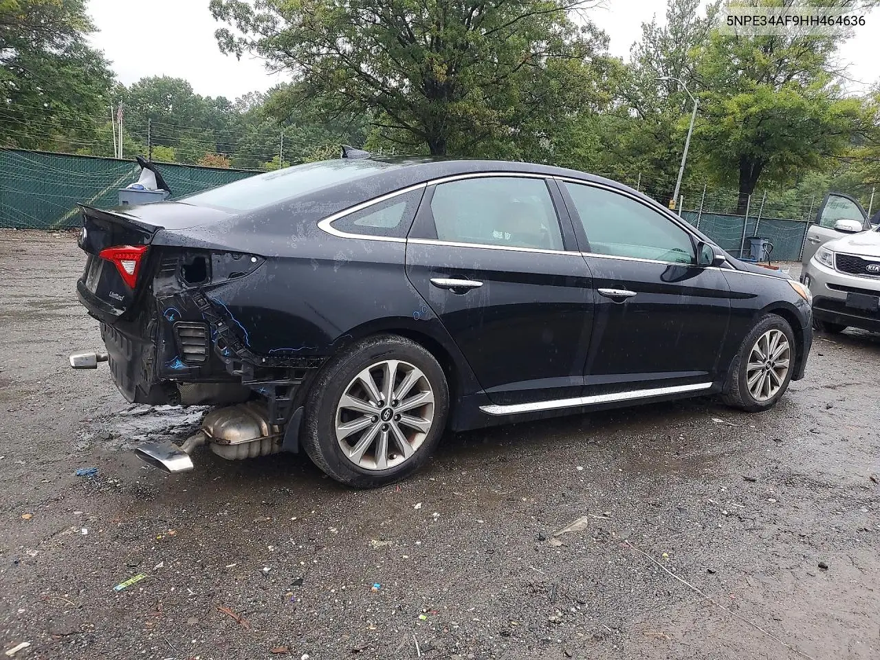 2017 HYUNDAI SONATA VIN 5NPE34AF9HH464636 — фото 3