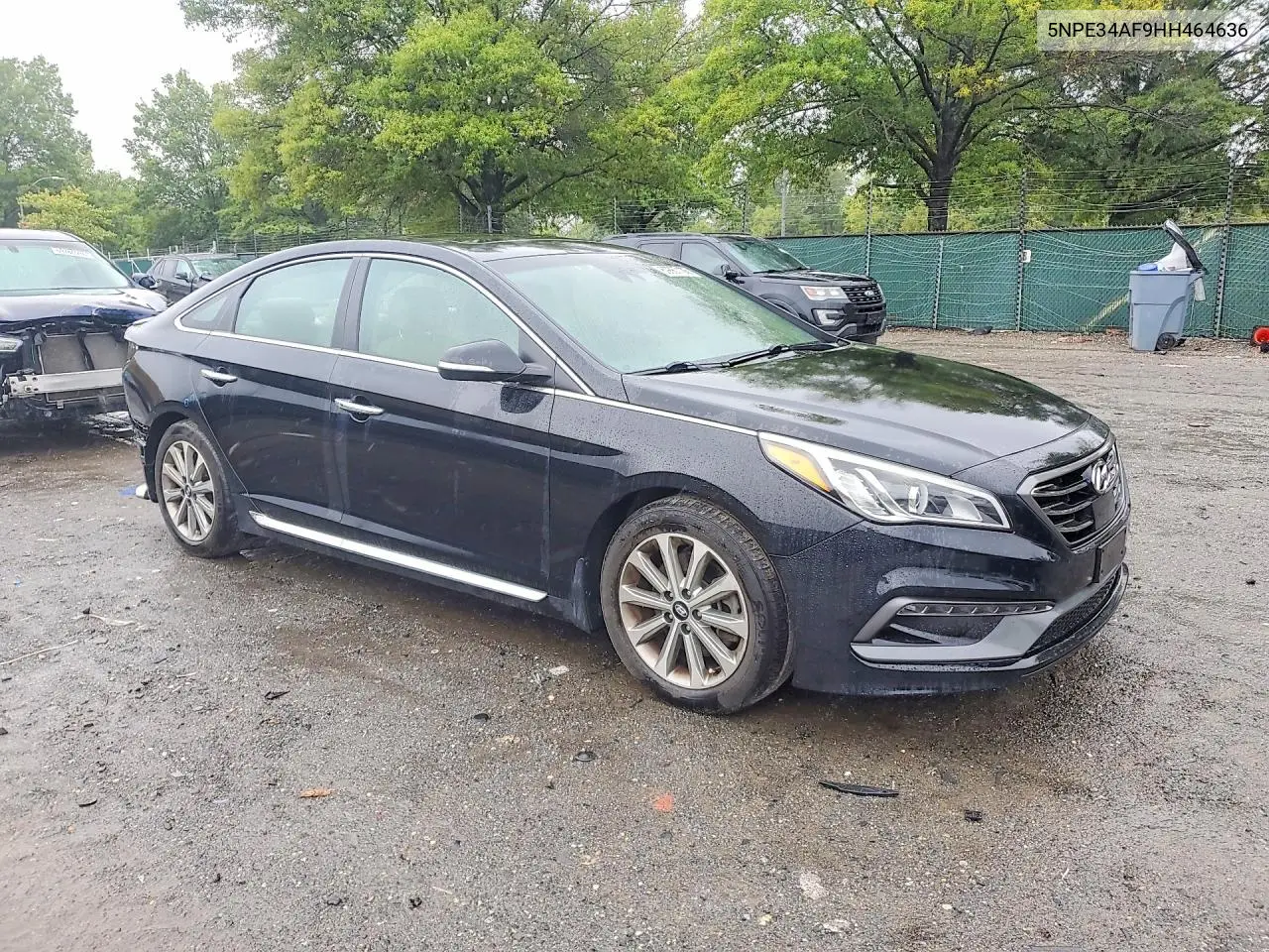 2017 HYUNDAI SONATA VIN 5NPE34AF9HH464636 — фото 4