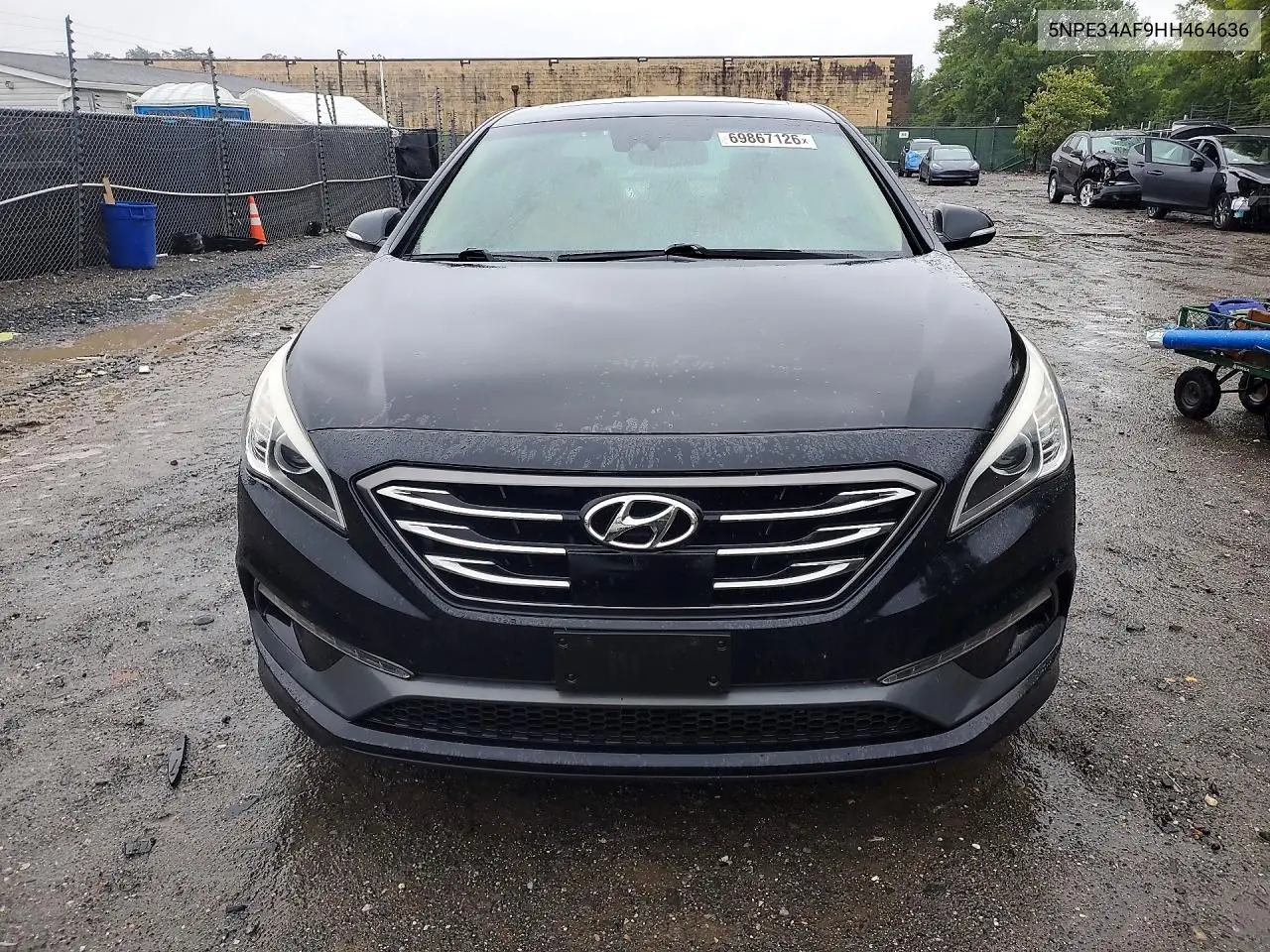 2017 HYUNDAI SONATA VIN 5NPE34AF9HH464636 — фото 5