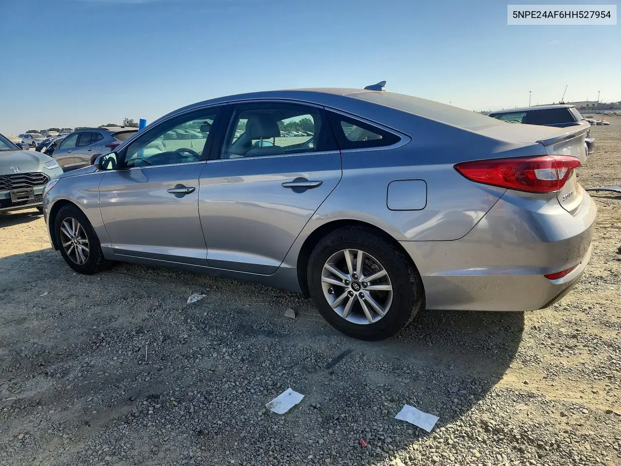 2017 HYUNDAI SONATA VIN 5NPE24AF6HH527954 — фото 2