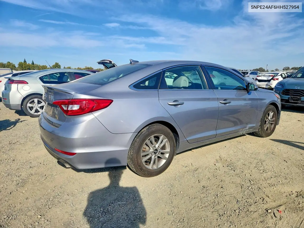 2017 HYUNDAI SONATA VIN 5NPE24AF6HH527954 — фото 3