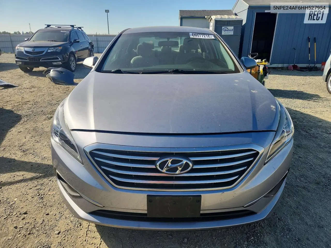 2017 HYUNDAI SONATA VIN 5NPE24AF6HH527954 — фото 5