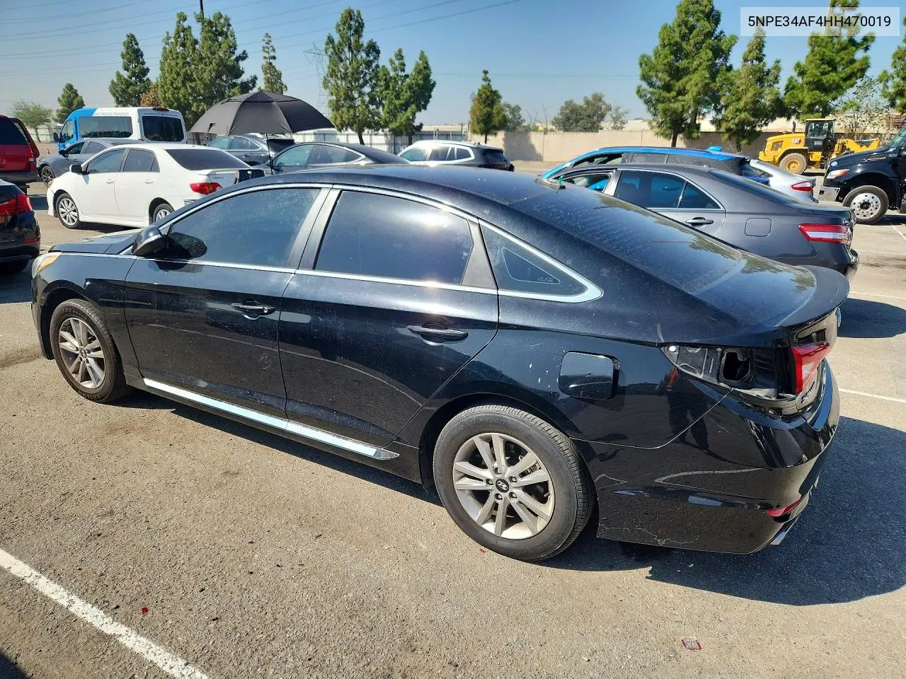 2017 HYUNDAI SONATA VIN 5NPE34AF4HH470019 — фото 2