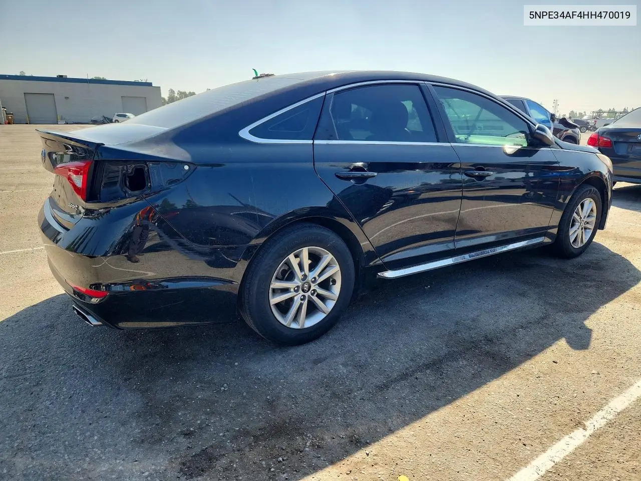 2017 HYUNDAI SONATA VIN 5NPE34AF4HH470019 — фото 3