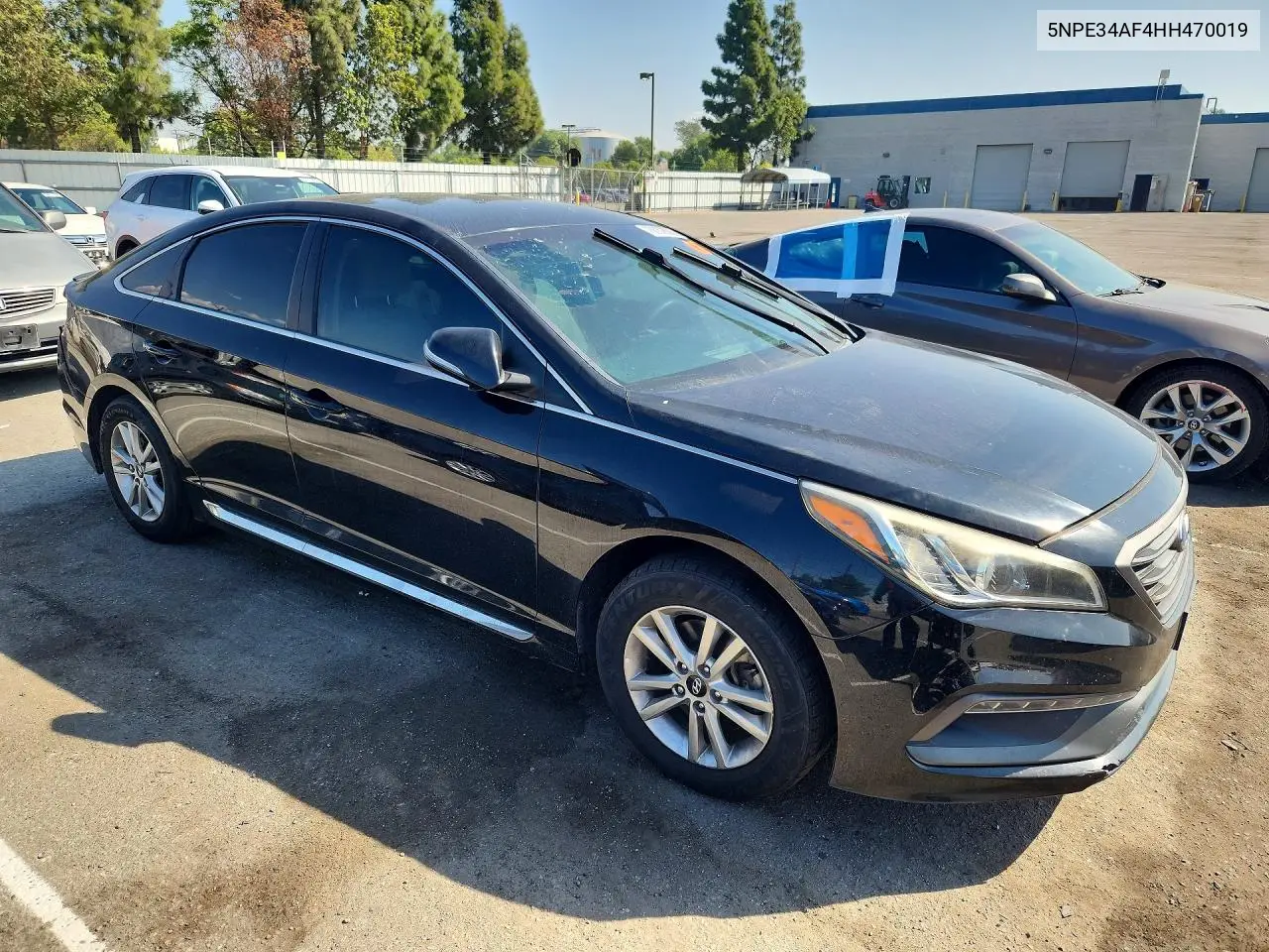2017 HYUNDAI SONATA VIN 5NPE34AF4HH470019 — фото 4