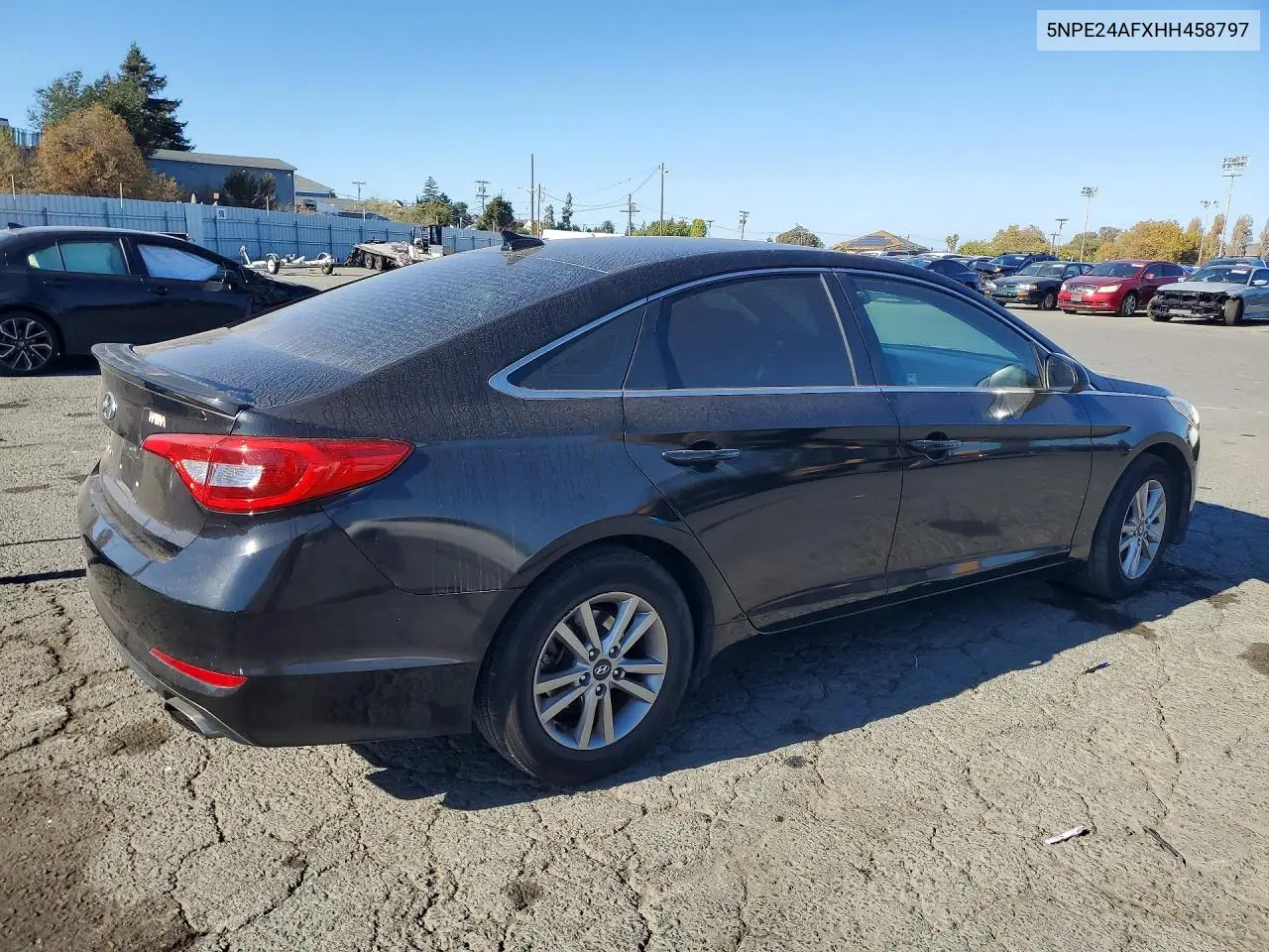 2017 HYUNDAI SONATA VIN 5NPE24AFXHH458797 — фото 3
