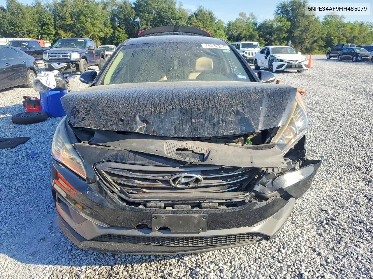2017 HYUNDAI SONATA VIN 5NPE34AF9HH485079 — фото 5