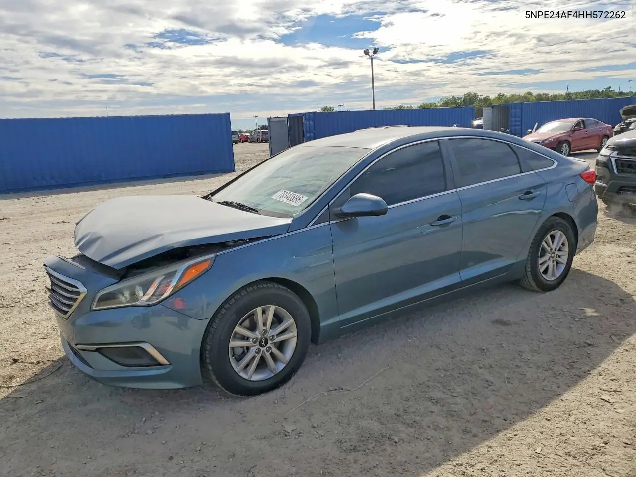 HYUNDAI SONATA 2017, VIN 5NPE24AF4HH572262