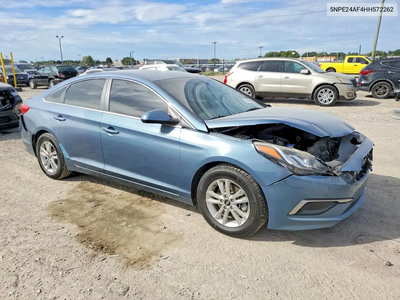 2017 HYUNDAI SONATA VIN 5NPE24AF4HH572262 — фото 4