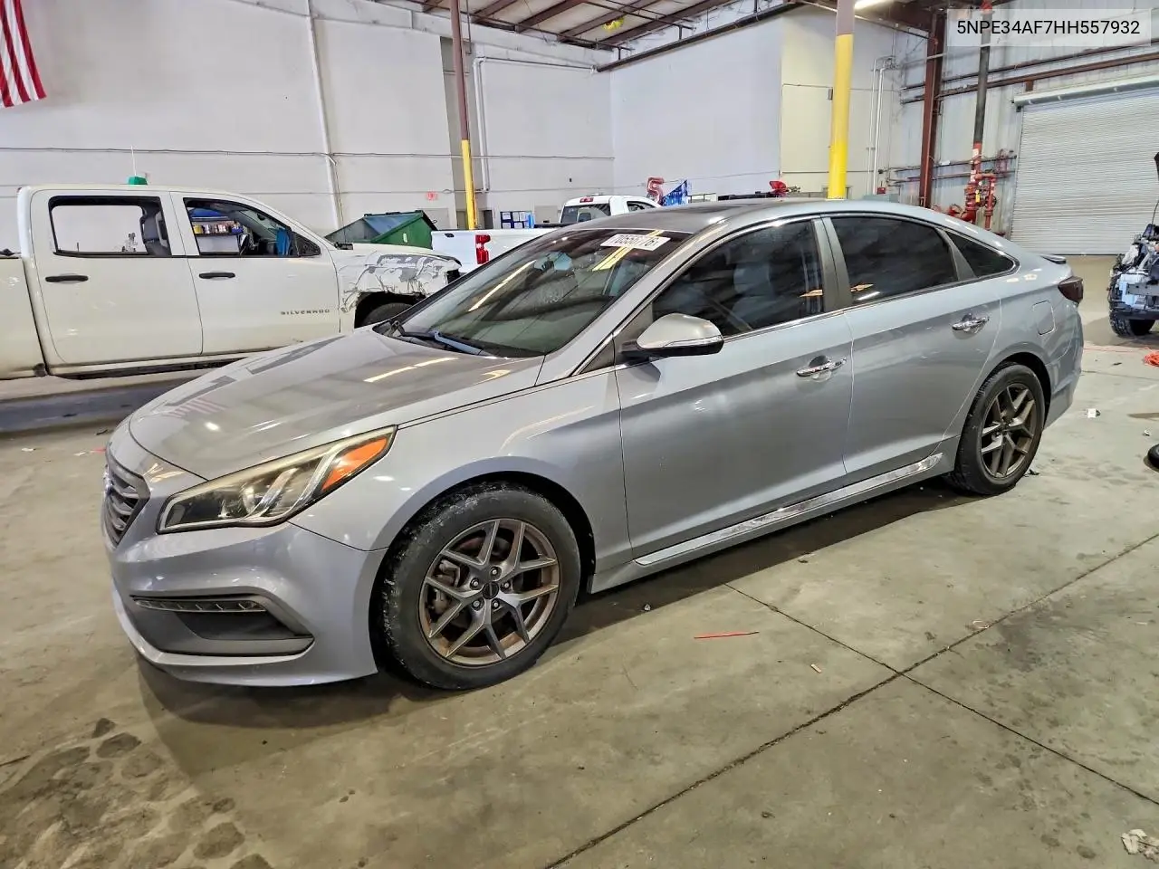 HYUNDAI SONATA 2017, VIN 5NPE34AF7HH557932