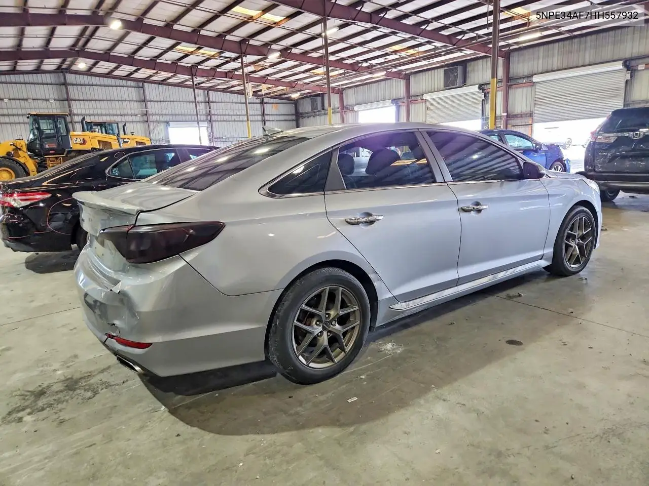 2017 HYUNDAI SONATA VIN 5NPE34AF7HH557932 — фото 3