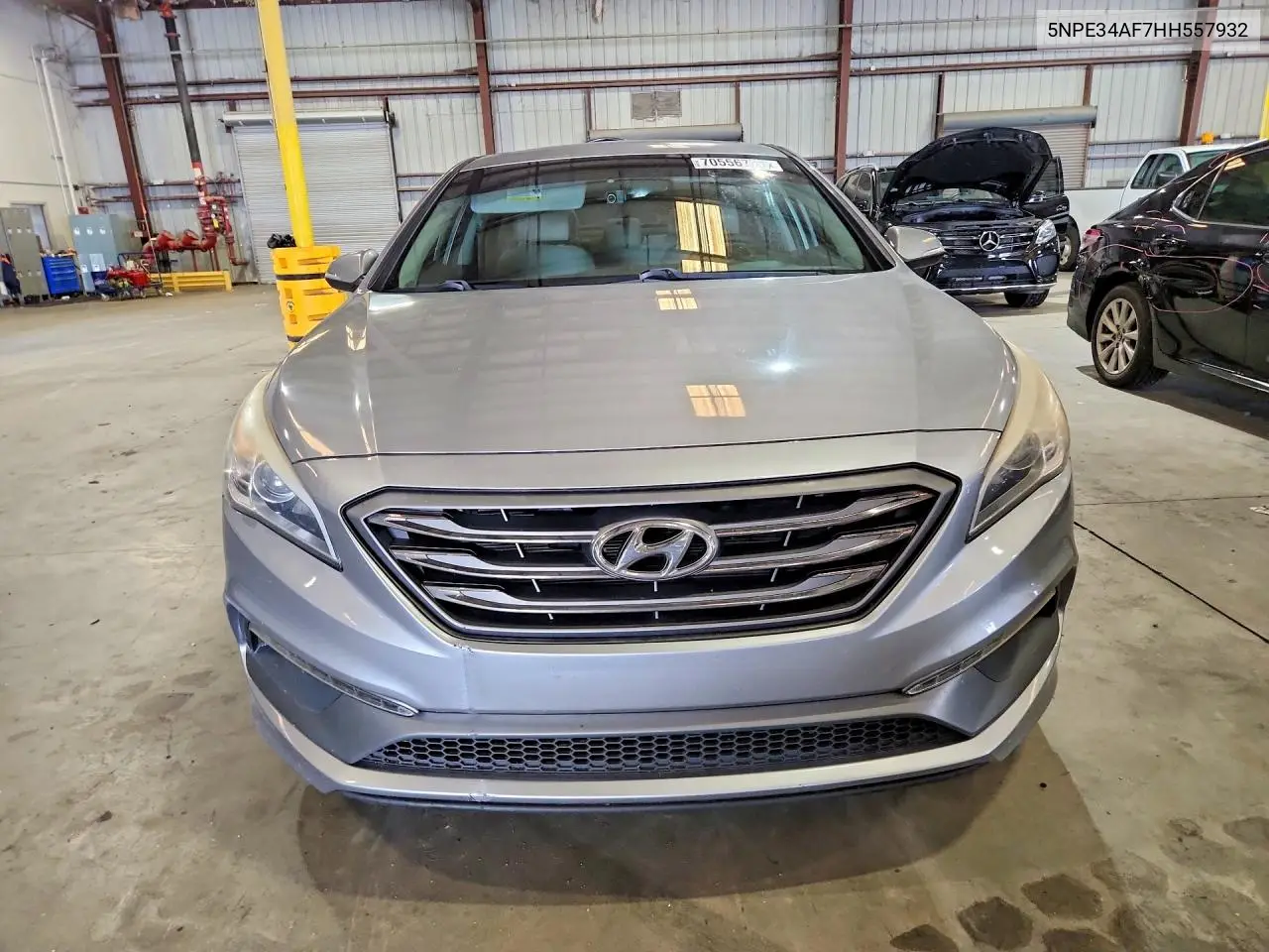 2017 HYUNDAI SONATA VIN 5NPE34AF7HH557932 — фото 5