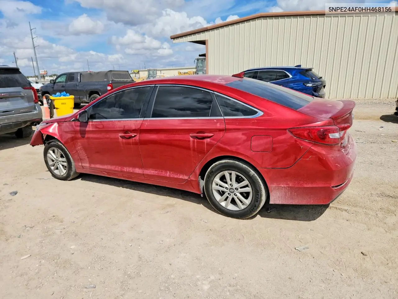 2017 HYUNDAI SONATA VIN 5NPE24AF0HH468156 — фото 2