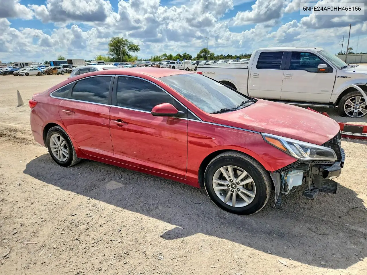 2017 HYUNDAI SONATA VIN 5NPE24AF0HH468156 — фото 4