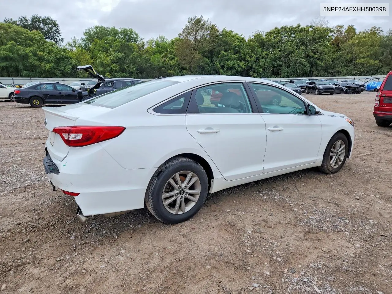 2017 HYUNDAI SONATA VIN 5NPE24AFXHH500398 — фото 3