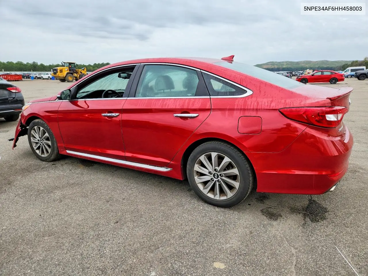 2017 HYUNDAI SONATA VIN 5NPE34AF6HH458003 — фото 2