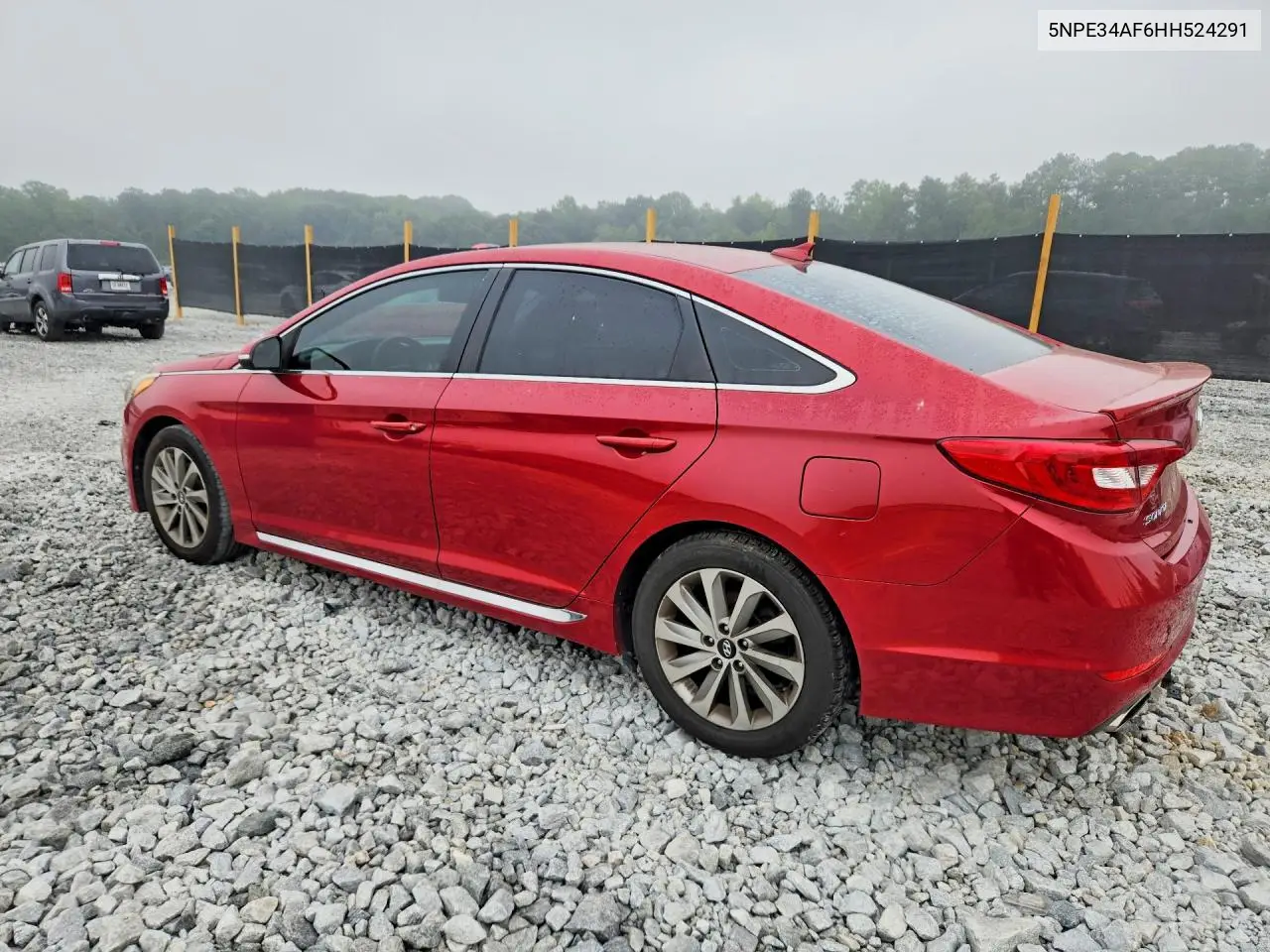 2017 HYUNDAI SONATA VIN 5NPE34AF6HH524291 — фото 2