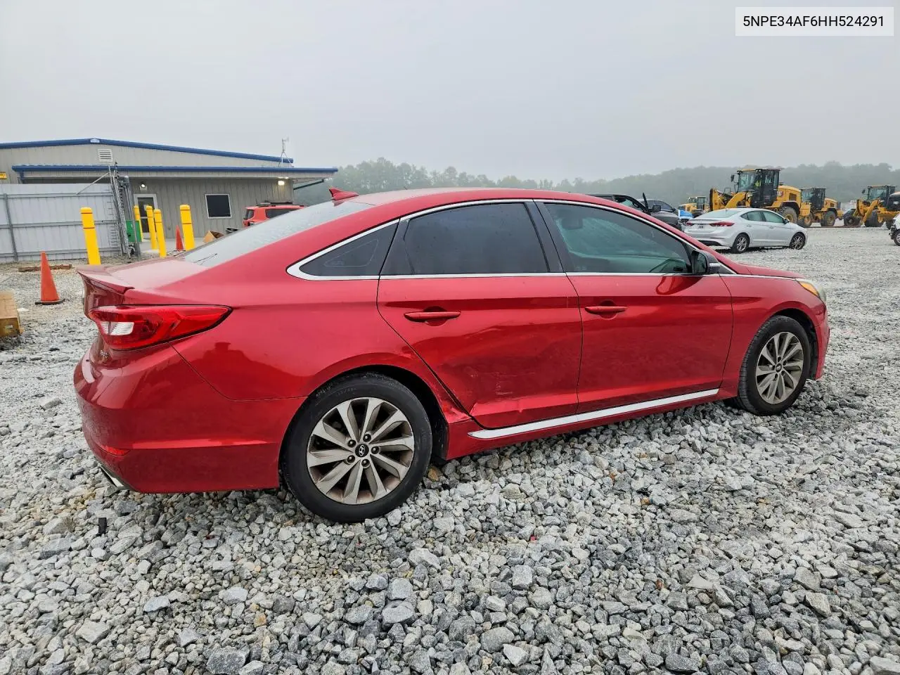 2017 HYUNDAI SONATA VIN 5NPE34AF6HH524291 — фото 3