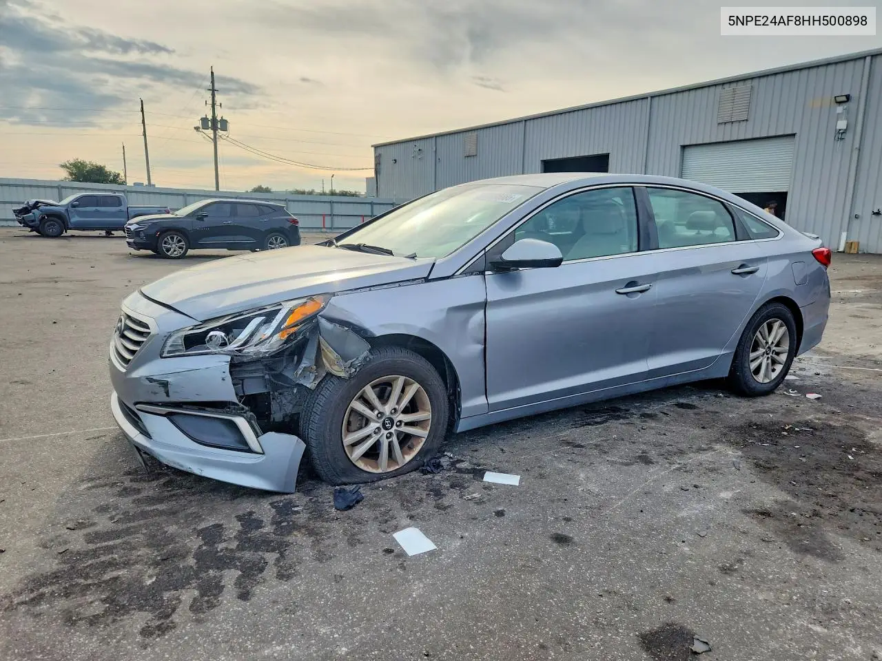 HYUNDAI SONATA 2017, VIN 5NPE24AF8HH500898