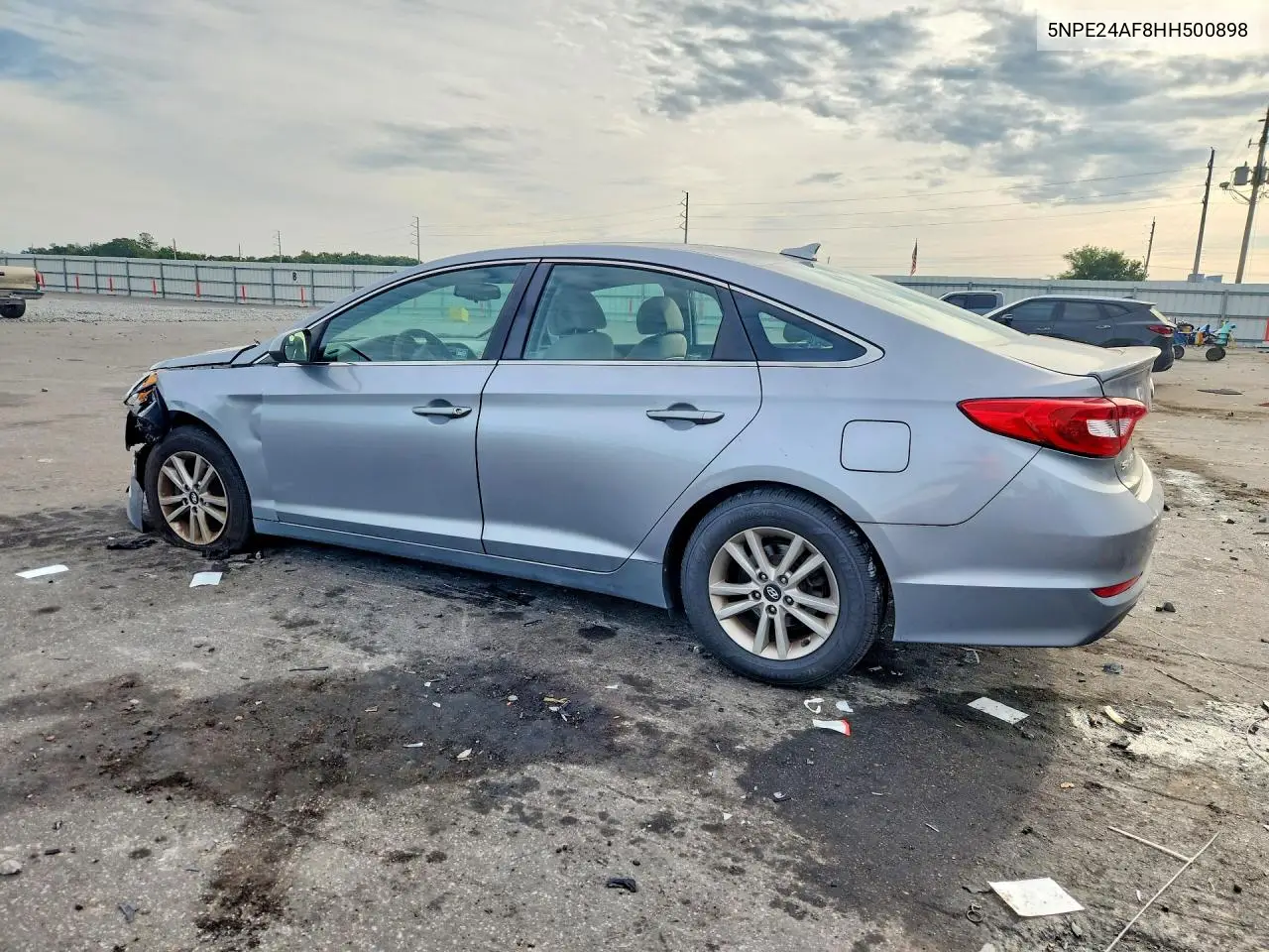 2017 HYUNDAI SONATA VIN 5NPE24AF8HH500898 — фото 2