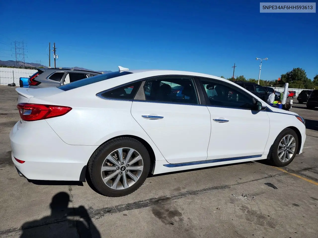2017 HYUNDAI SONATA VIN 5NPE34AF6HH593613 — фото 3