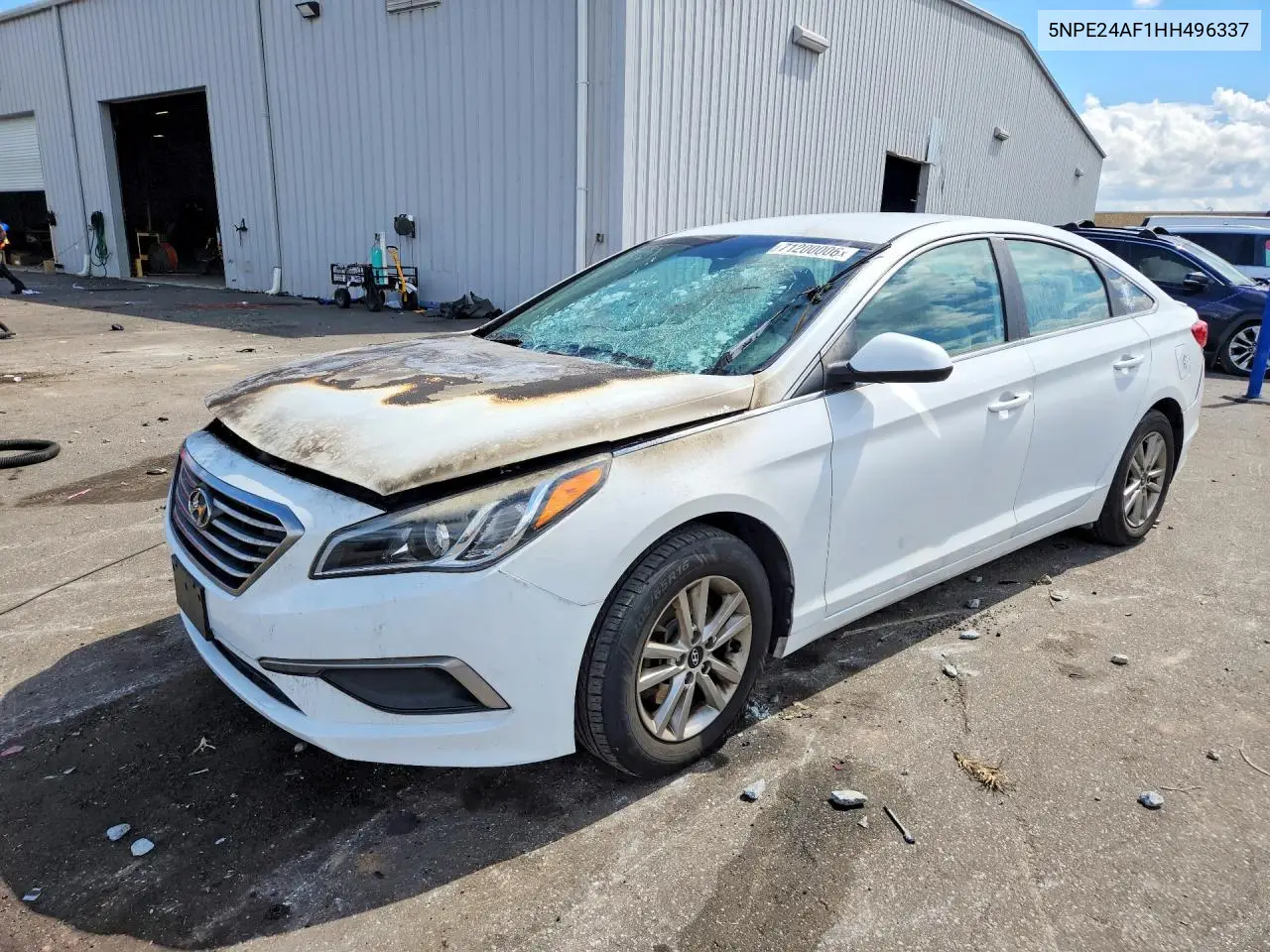HYUNDAI SONATA 2017, VIN 5NPE24AF1HH496337