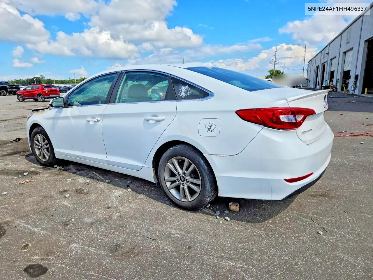 2017 HYUNDAI SONATA VIN 5NPE24AF1HH496337 — фото 2