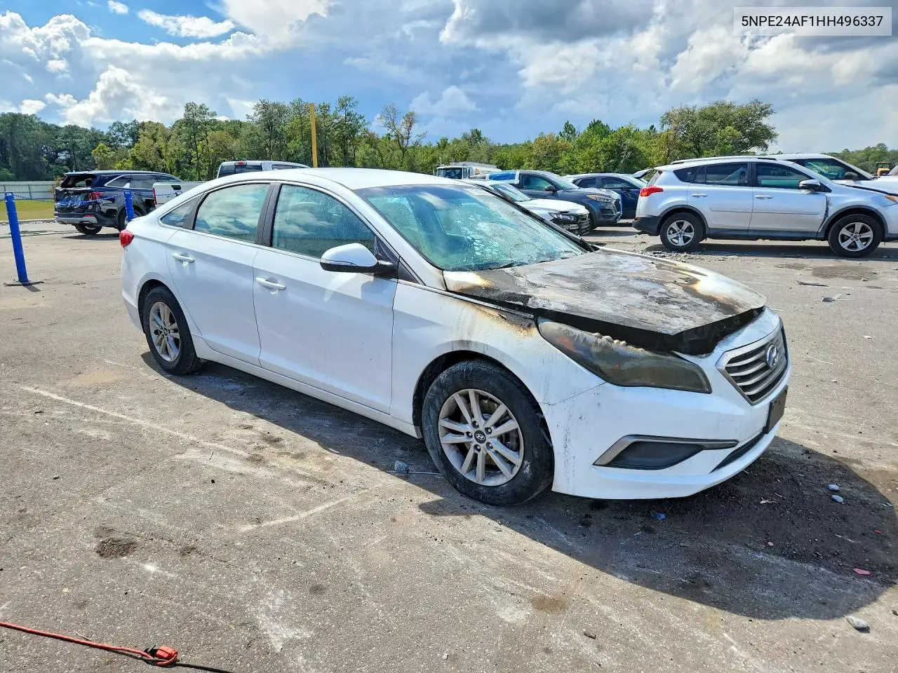 2017 HYUNDAI SONATA VIN 5NPE24AF1HH496337 — фото 4